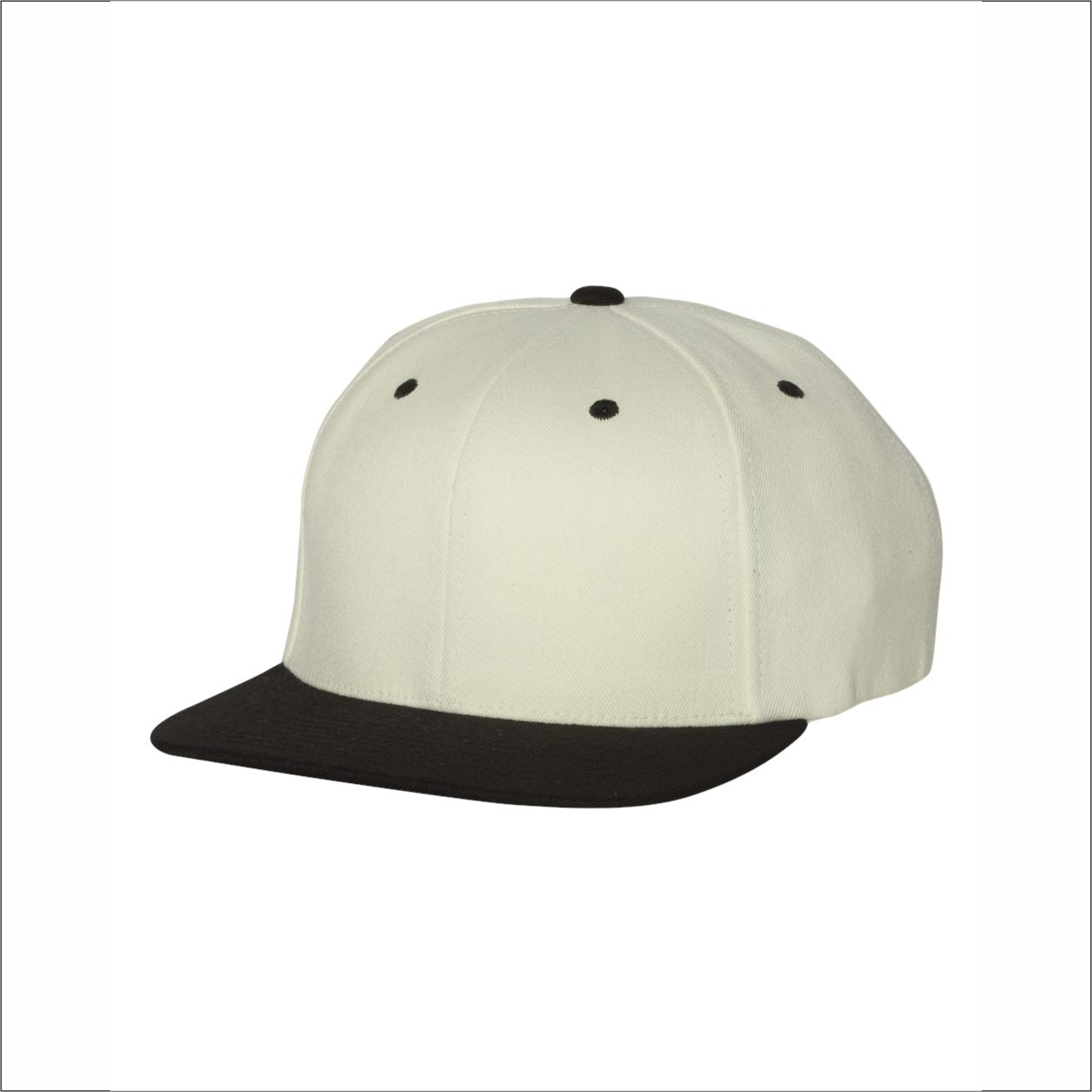 Snapback Hat - Fullback with Flat Bill - FF 110F