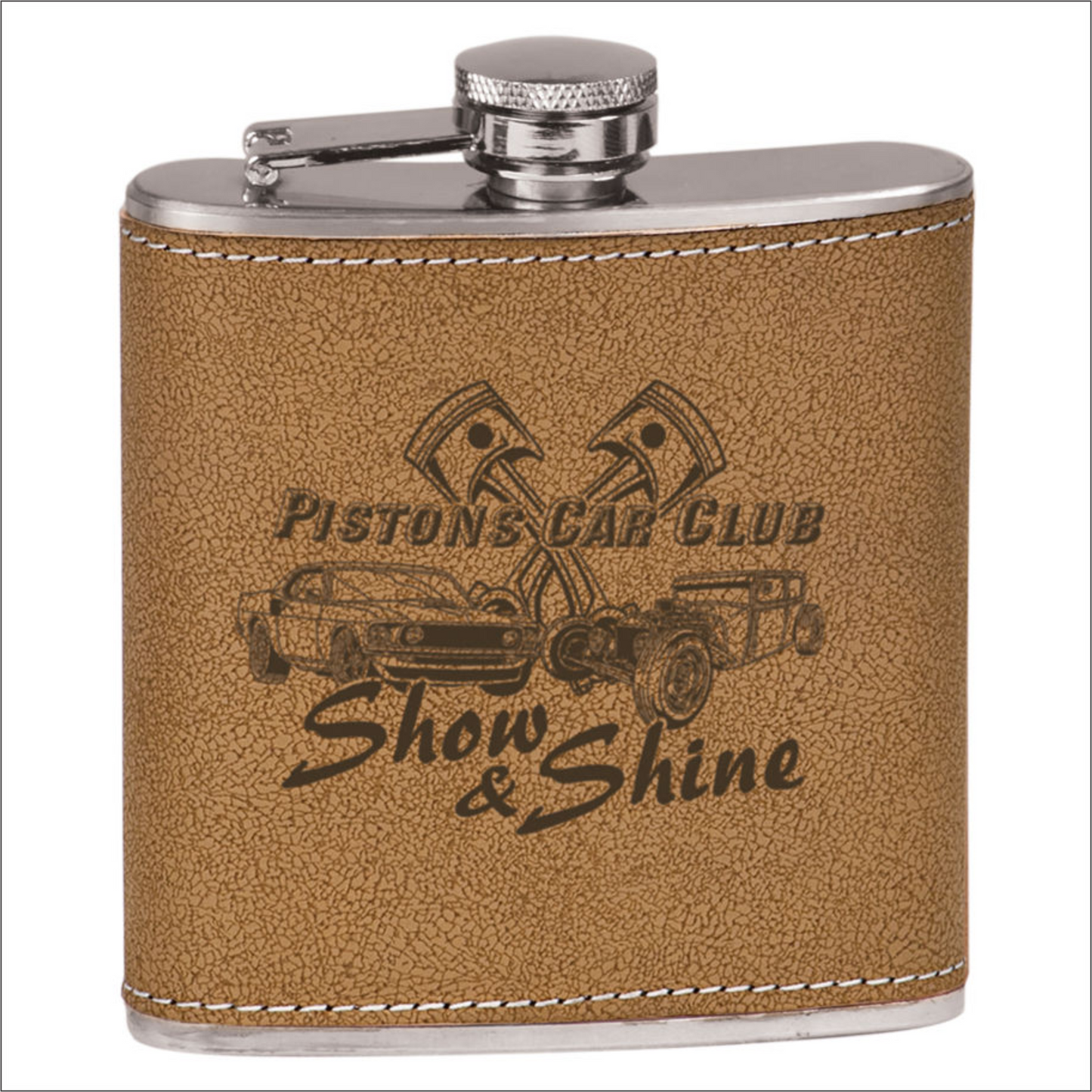 Stainless Steel Flask - 6 oz.