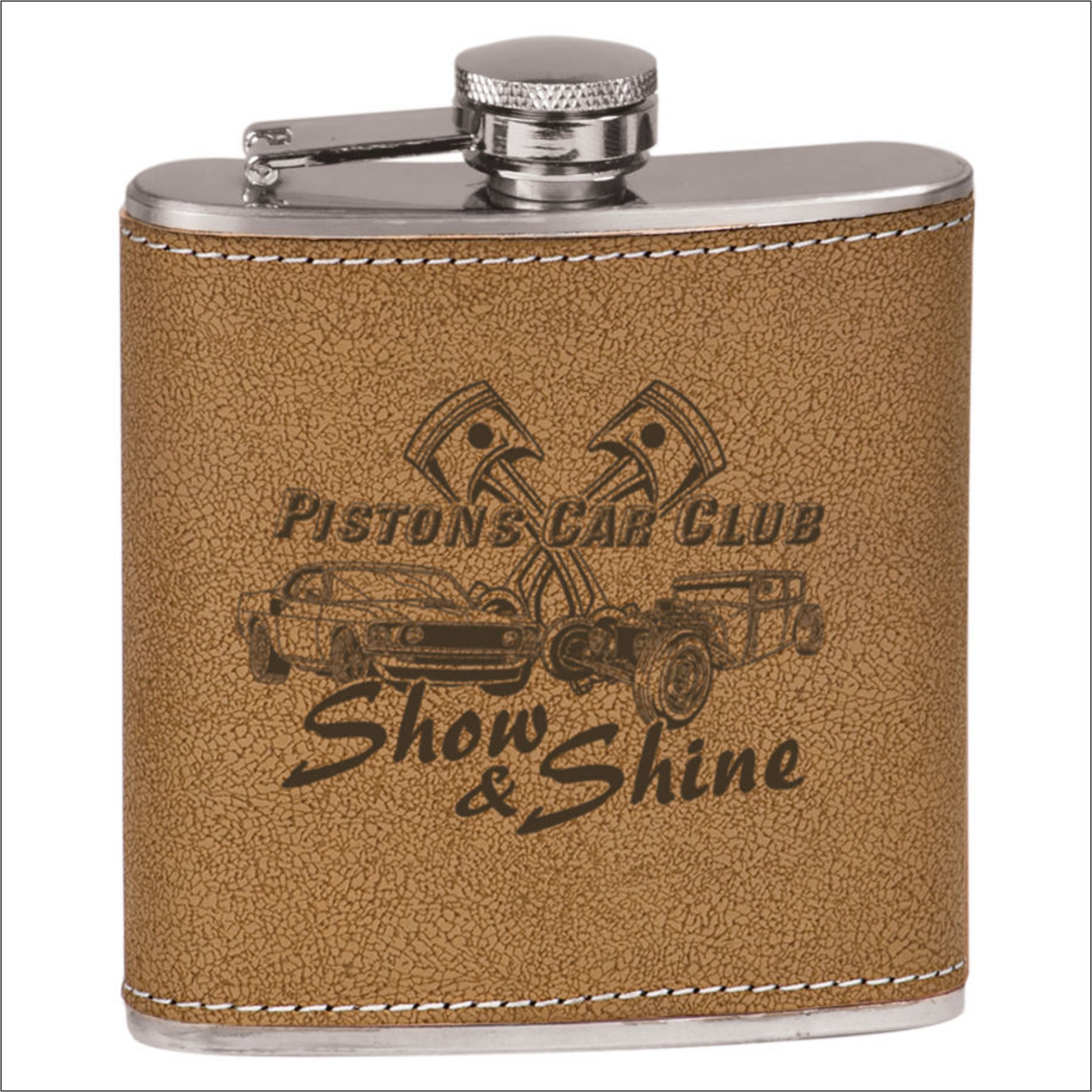 Stainless Steel Flask - 6 oz.