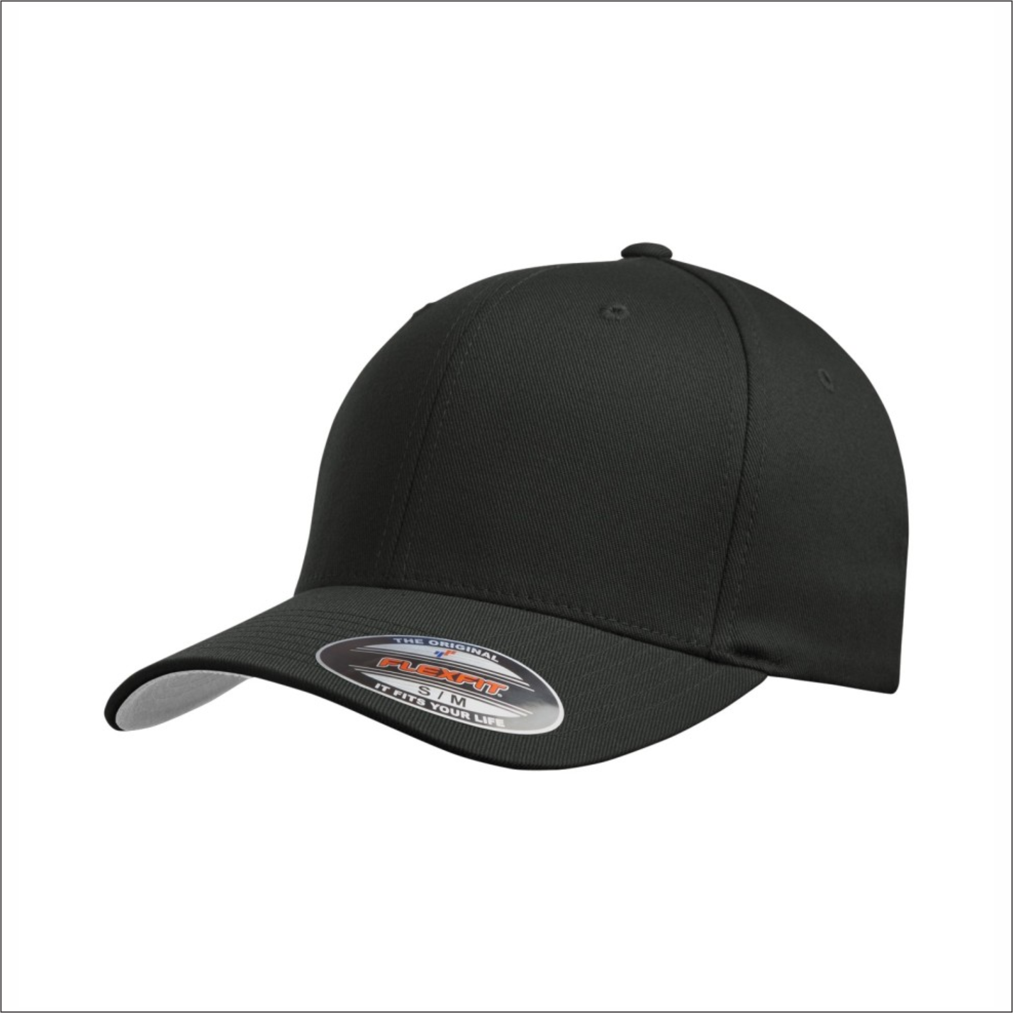 Flexfit hat online black