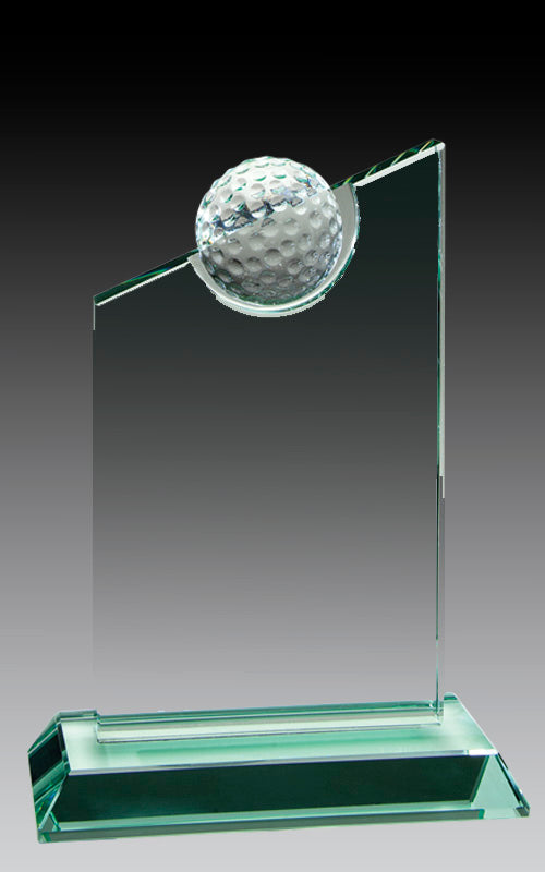 Golf Series - Glass Jade Golf Ball, Slant