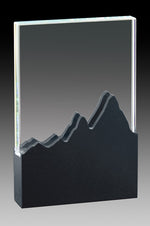 Prism Series - Glass With Black Aluminum Mountain Base