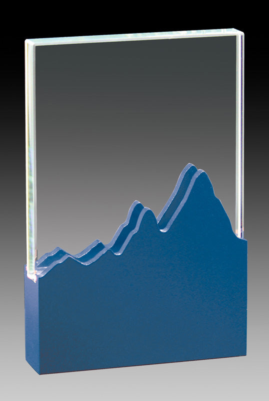 Prism Series - Glass With Black Aluminum Mountain Base
