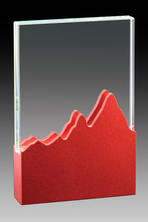 Prism Series - Glass With Black Aluminum Mountain Base