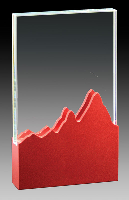 Prism Series - Glass With Black Aluminum Mountain Base