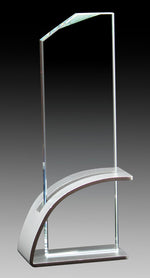 Prism Series - Glass Peak With Aluminum Base