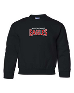 Black Gildan Heavy Blend Crewneck Sweatshirt - Natoaganeg School 2023-24