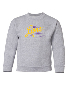 Gildan Heavy Blend Crewneck Sweatshirt - Sport Grey - King Street Elementary School 2023-24