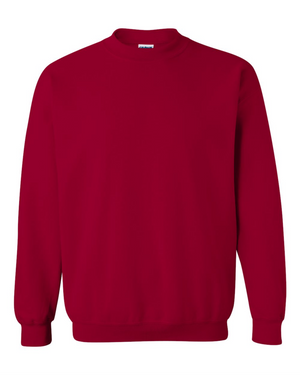 Crewneck Sweatshirt - Cotton Cardinal Red