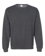 Dark Heather Adult Crewneck Sweatshirt - Cotton - Gildan