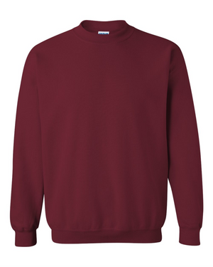 Adult Crewneck Sweatshirt - Cotton Garnet