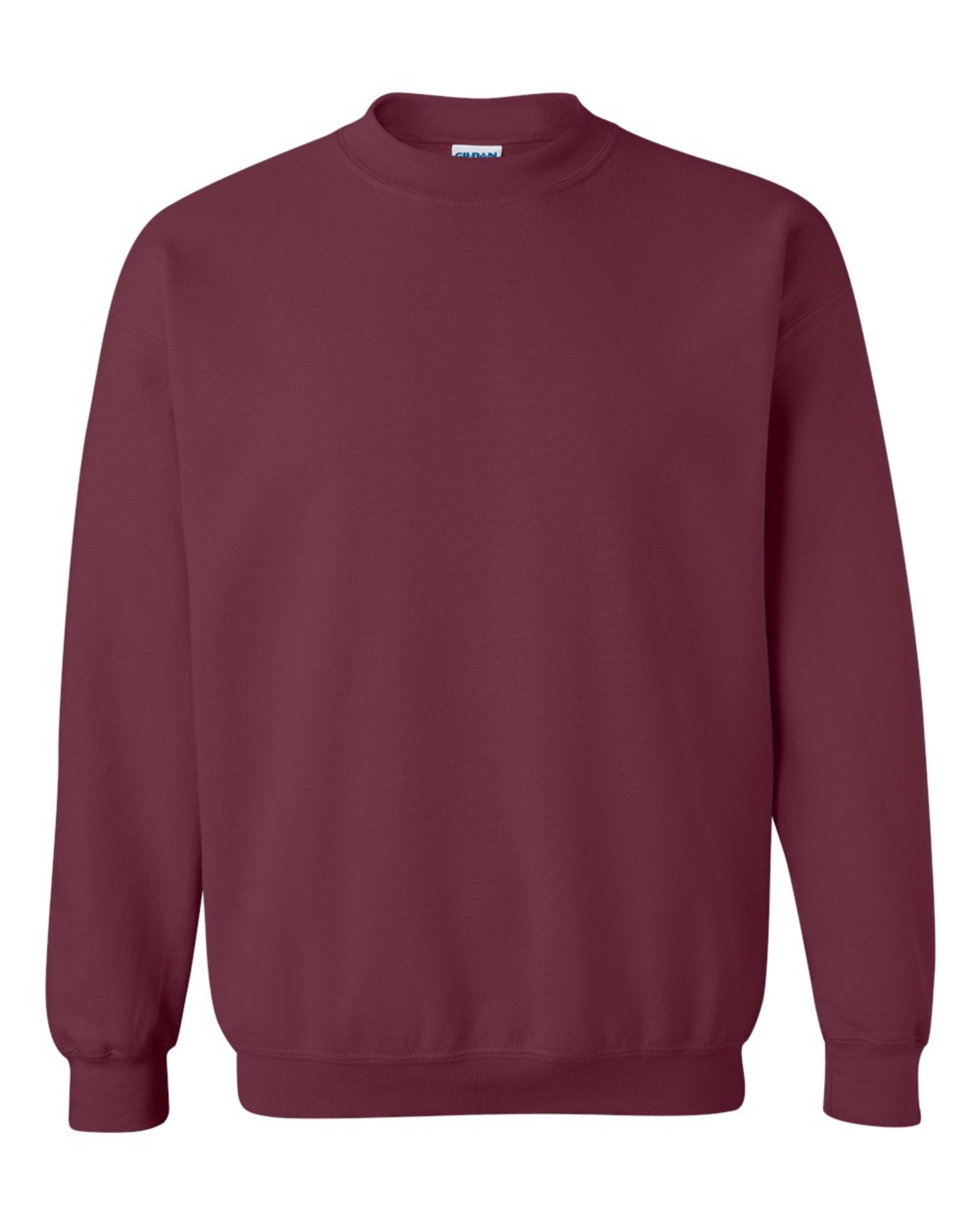Adult Crewneck Sweatshirt - Cotton Maroon