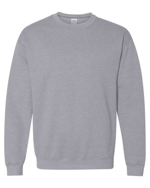 Adult Crewneck Sweatshirt - Cotton Sport Grey