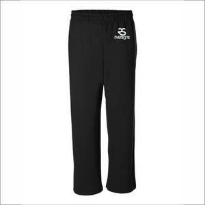 Adult Sweatpants Open Bottom Gildan 18400 River Signs