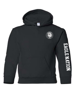 Black Cotton Hoodie - Natoaganeg School 2023-24