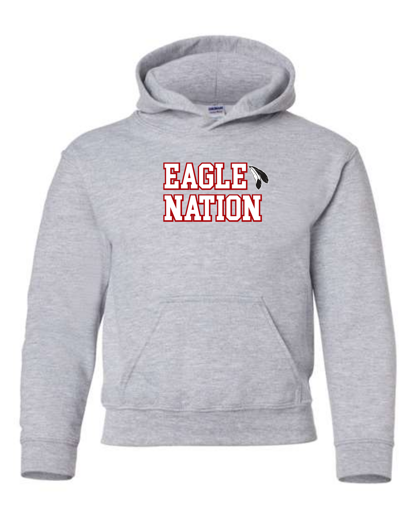 Grey Cotton Hoodie - Natoaganeg School 2023-24