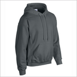 Charcoal Adult Hoodie - Cotton - Gildan 18500