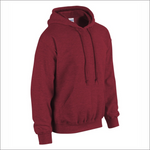 Adult Hoodie - Cherry Red Cotton - Gildan 18500