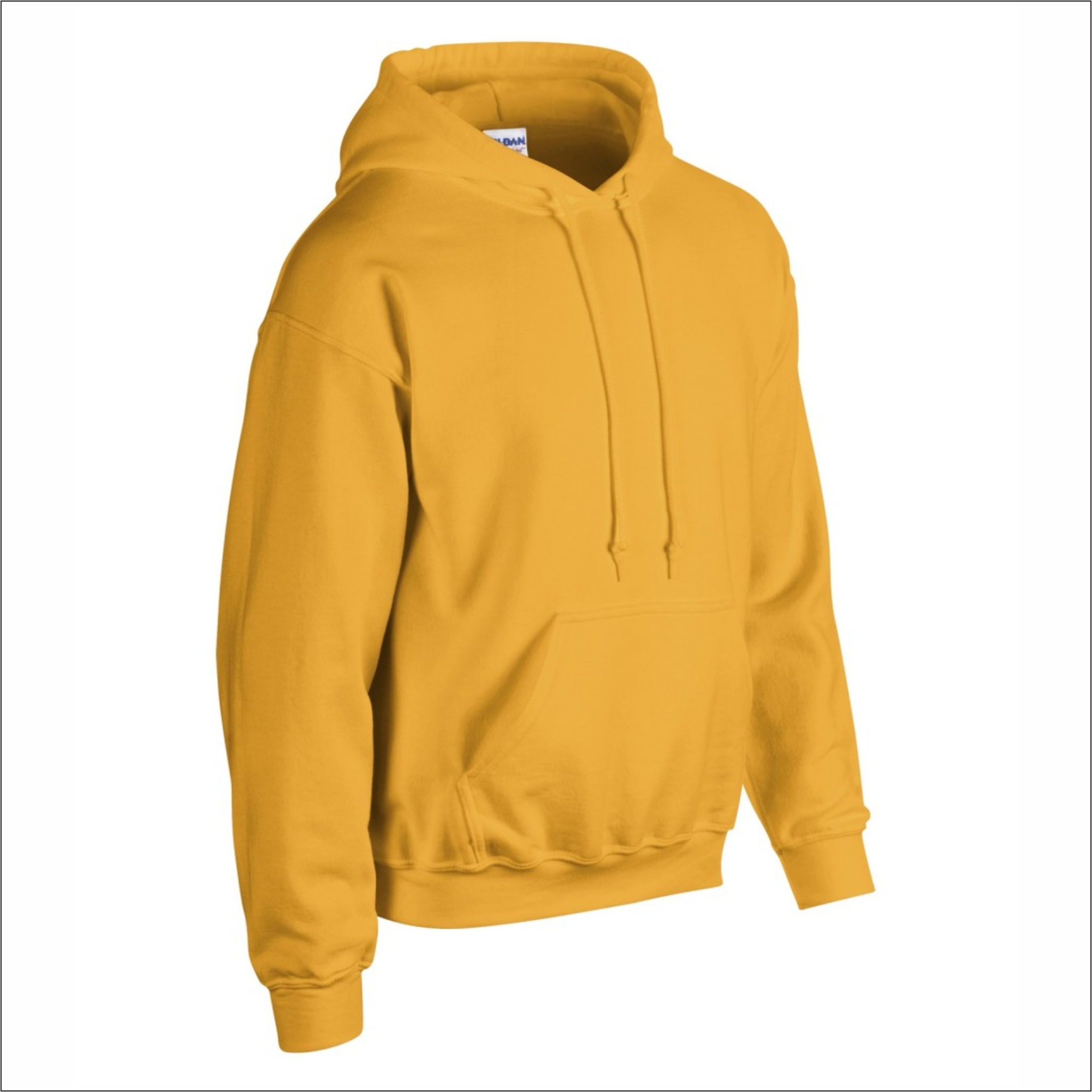 Adult Hoodie - Gold Cotton - Gildan 18500