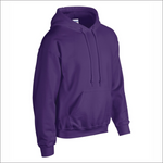 Purple Adult Hoodie - Cotton - Gildan 18500