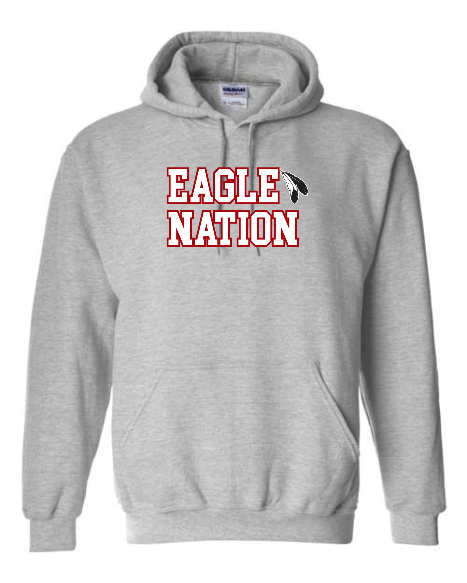 Grey Cotton Hoodie - Natoaganeg School 2023-24