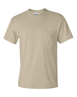 Adult Pocketed T-Shirt - Ultra Cotton - Gildan 2300