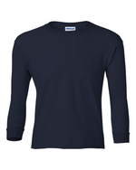 Youth Long Sleeve T-Shirt - Cotton - Gildan 2400B