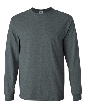 Adult Long Sleeve T-Shirt - Cotton - Gildan 2400