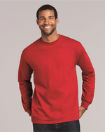 Adult Long Sleeve T-Shirt - Cotton - Gildan 2400
