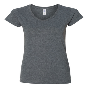 Ladies T-Shirt - Softstyle Cotton V-Neck - Gildan 64V00L