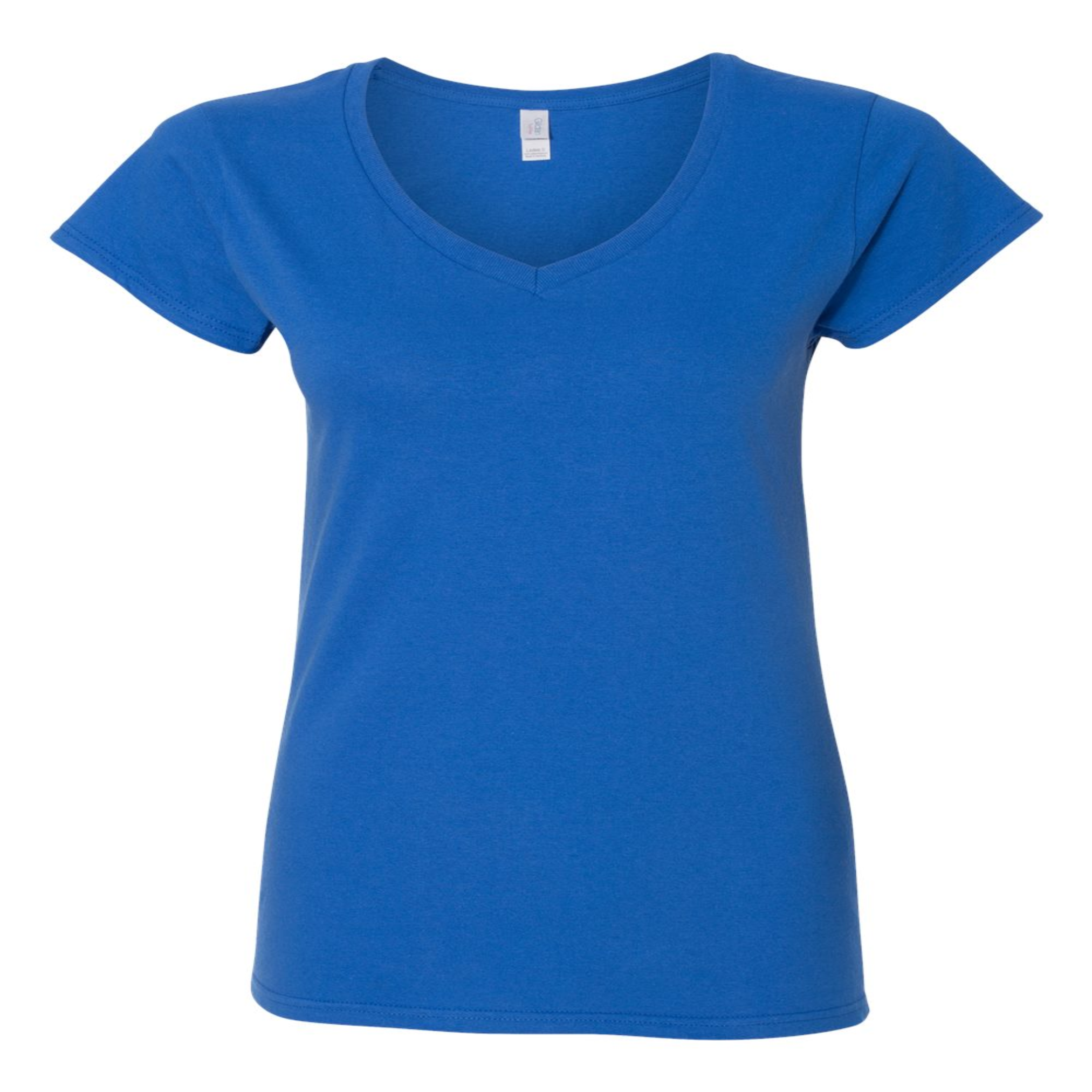 Ladies T-Shirt - Softstyle Cotton V-Neck - Gildan 64V00L