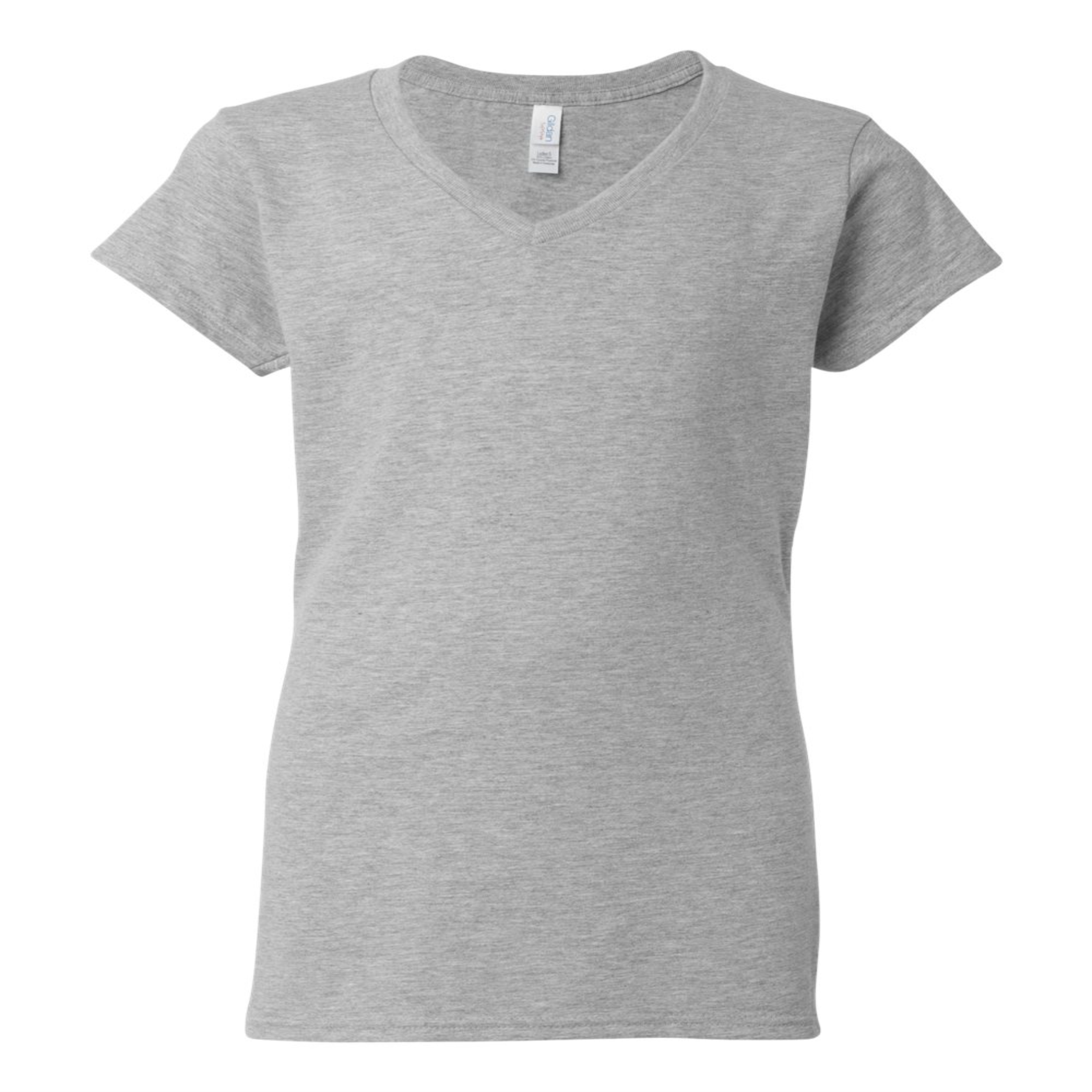 Ladies T-Shirt - Softstyle Cotton V-Neck - Gildan 64V00L