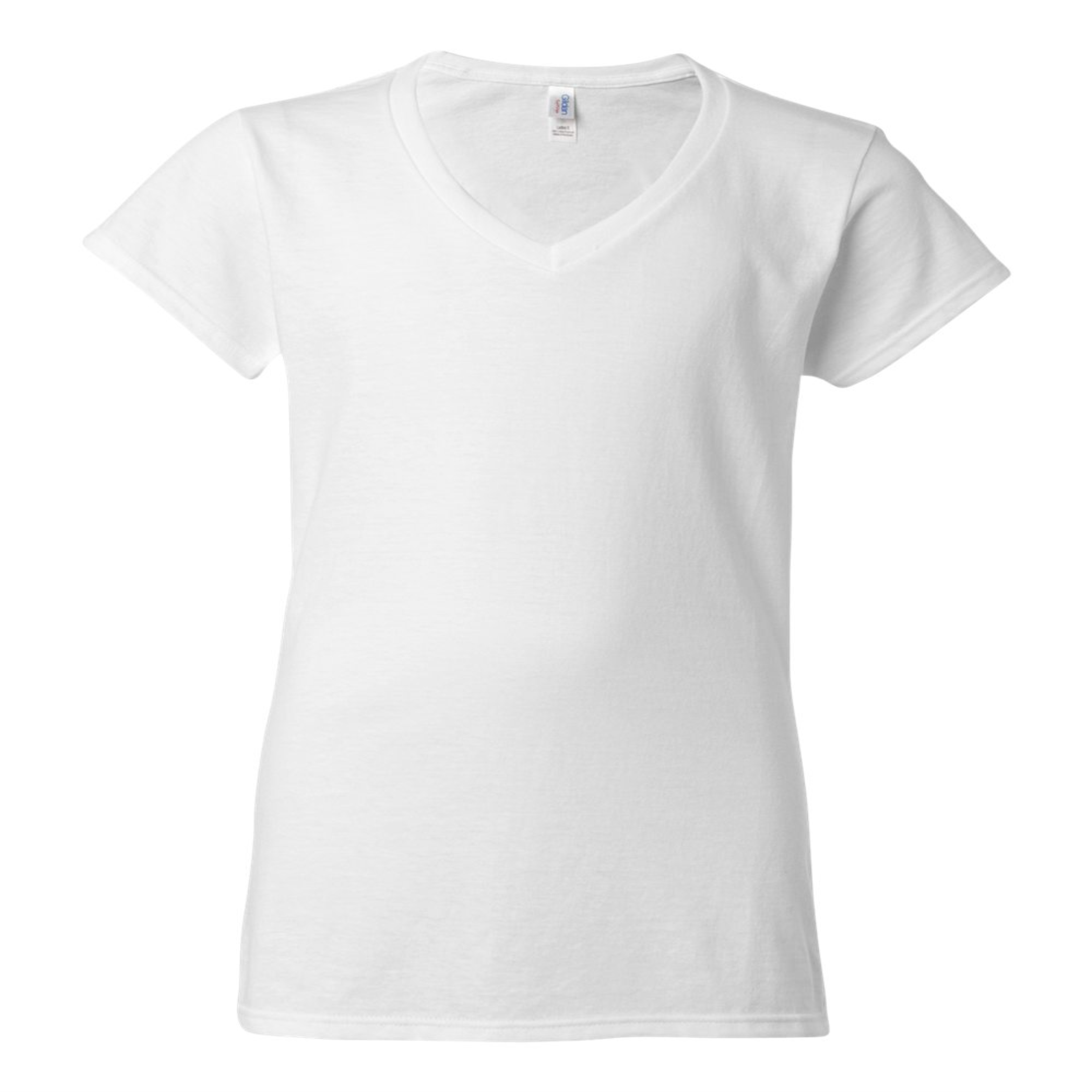 Ladies T-Shirt - Softstyle Cotton V-Neck - Gildan 64V00L