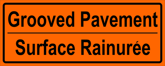Grooved Pavement Tab MUTCDC TC-47T