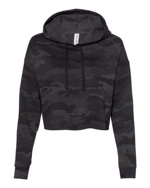 Lightweight Crop Hooded Ladies Sweatshirt - Independent Trading Co. AFX64CRP