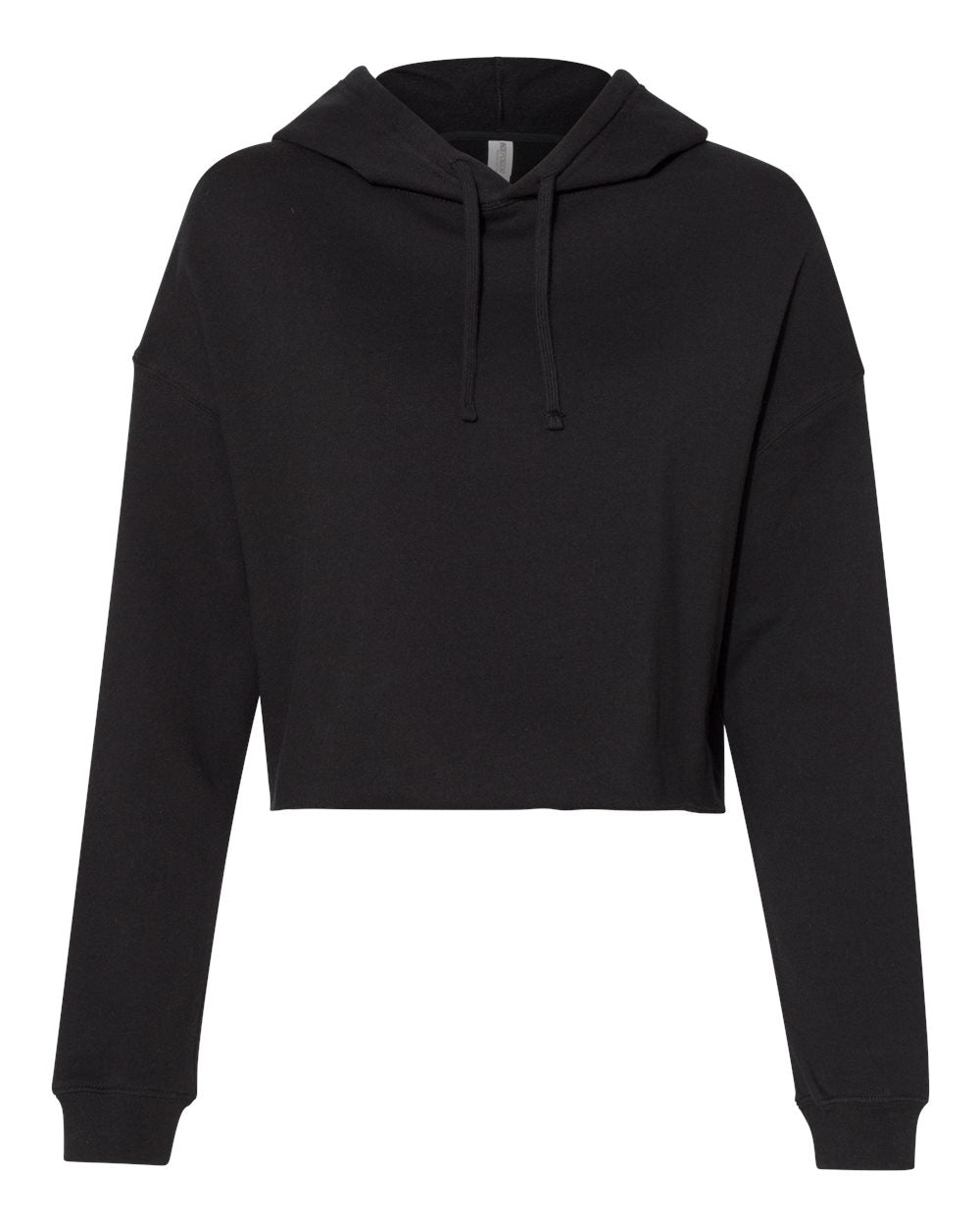 Lightweight Crop Hooded Ladies Sweatshirt - Independent Trading Co. AFX64CRP