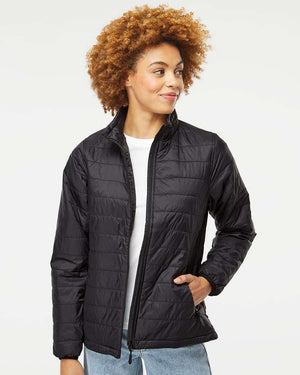 Puffer Ladies Jacket - Independent Trading Co. EXP200PFZ