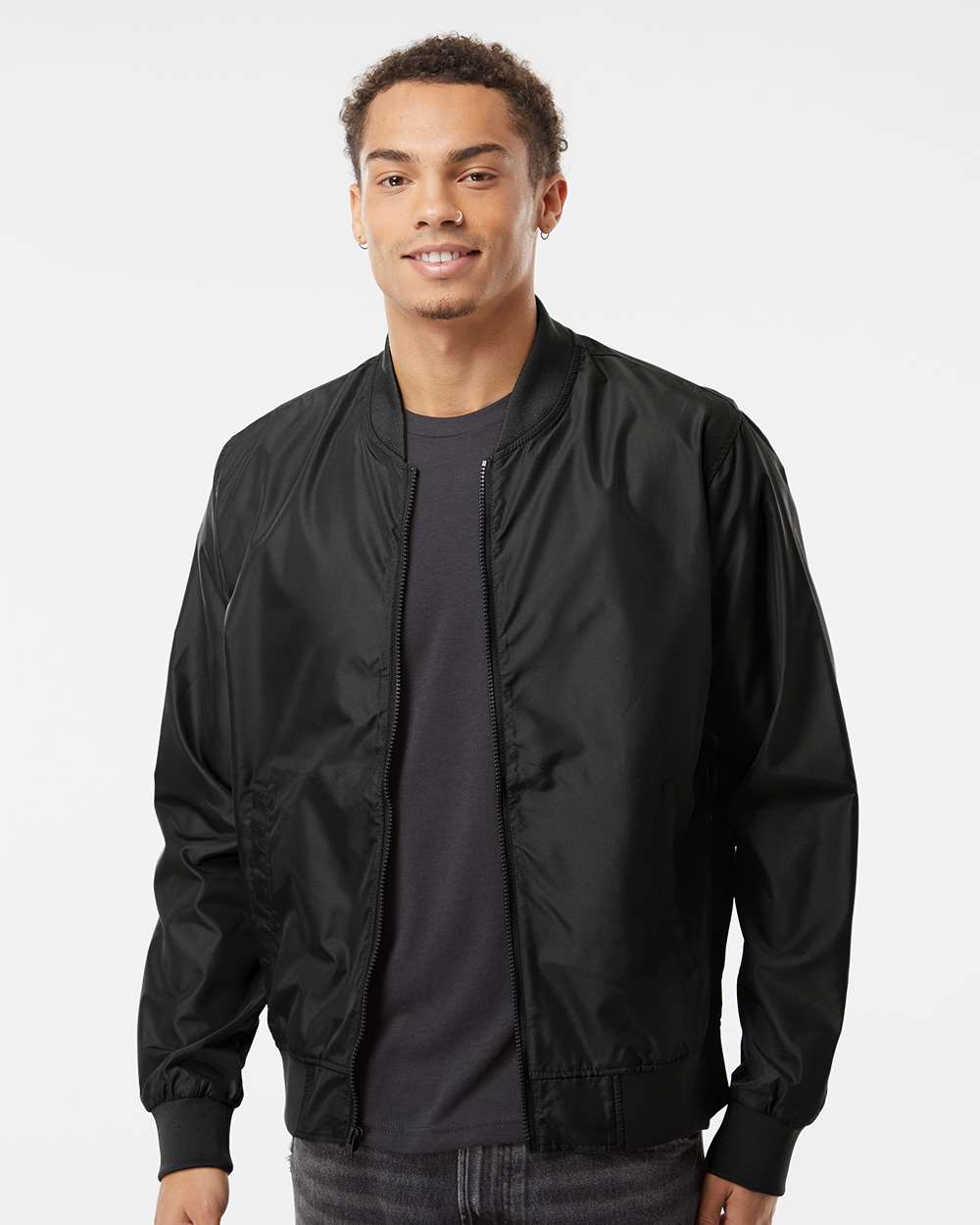 Lightweight Bomber Men’s Jacket - Independent Trading Co. EXP52BMR
