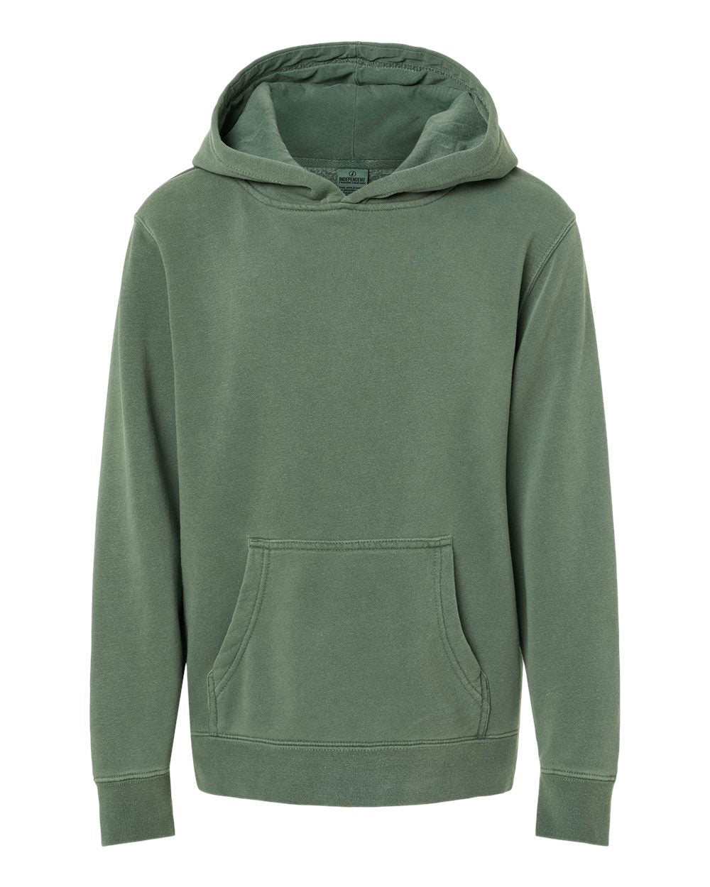 Midweight Pigment-Dyed Hooded Youth Sweatshirt - Independent Trading Co. PRM1500Y