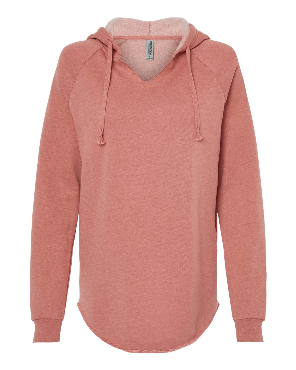 Lightweight California Wave Wash Hooded Ladies Sweatshirt - Independent Trading Co. PRM2500