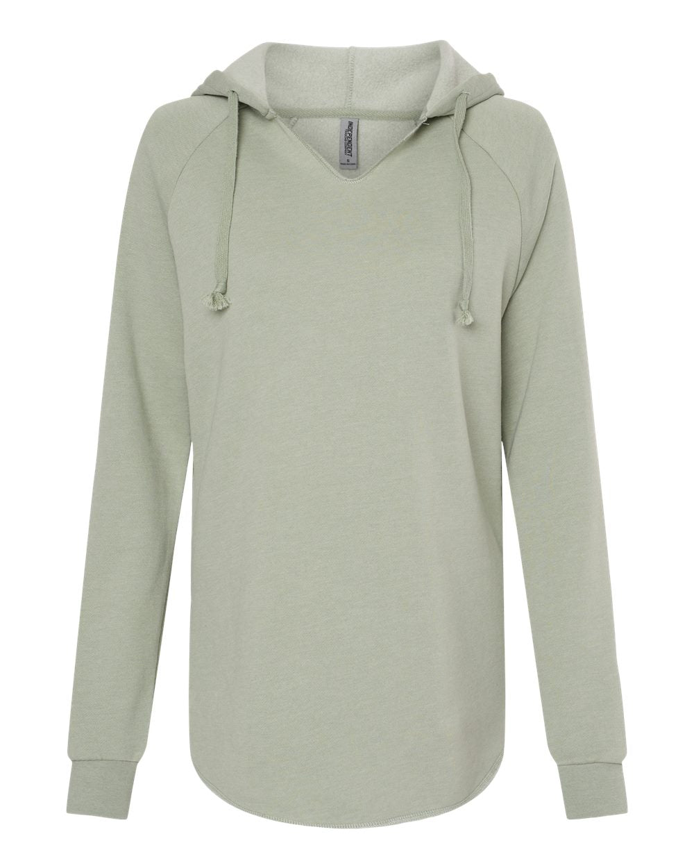 Lightweight California Wave Wash Hooded Ladies Sweatshirt - Independent Trading Co. PRM2500