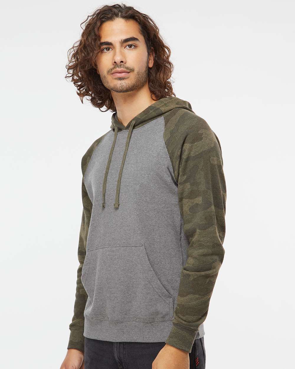 Special Blend Raglan Hooded Men’s Sweatshirt - Independent Trading Co. PRM33SBP