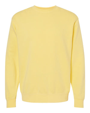 Midweight Pigment-Dyed - Men's Crewneck Sweatshirt - Independent Trading Co PRM3500