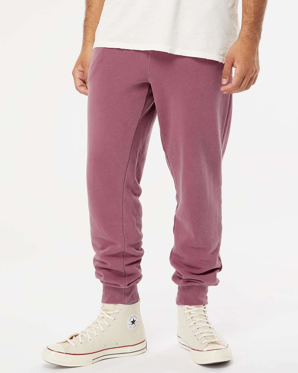 Pigment-Dyed Fleece Men's Pants - Independent Trading Co. PRM50PTPD