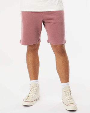 Pigment-Dyed Fleece Men’s Shorts - Independent Trading Co. PRM50STPD
