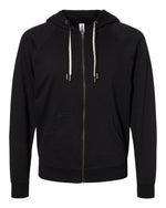 Icon Lightweight Loopback Terry Full-Zip Hooded Men's Sweatshirt - Independent Trading Co. SS1000Z