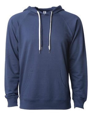 Icon Lightweight Loopback Terry Hooded Unisex Sweatshirt - Independent Trading Co. SS1000