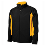 Everyday Colour Block Water Repellent - Soft Shell Men's Jacket - Coal Harbour J7604