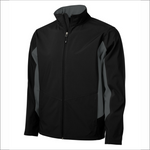 Everyday Colour Block Water Repellent - Soft Shell Men’s Jacket - Coal Harbour J7604
