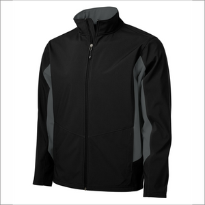 Everyday Colour Block Water Repellent - Soft Shell Men's Jacket - Coal Harbour J7604